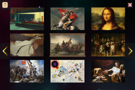 The in-game art gallery